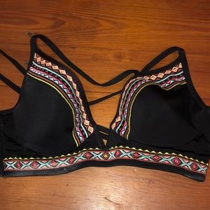 Cross Back Bathing Suit Top